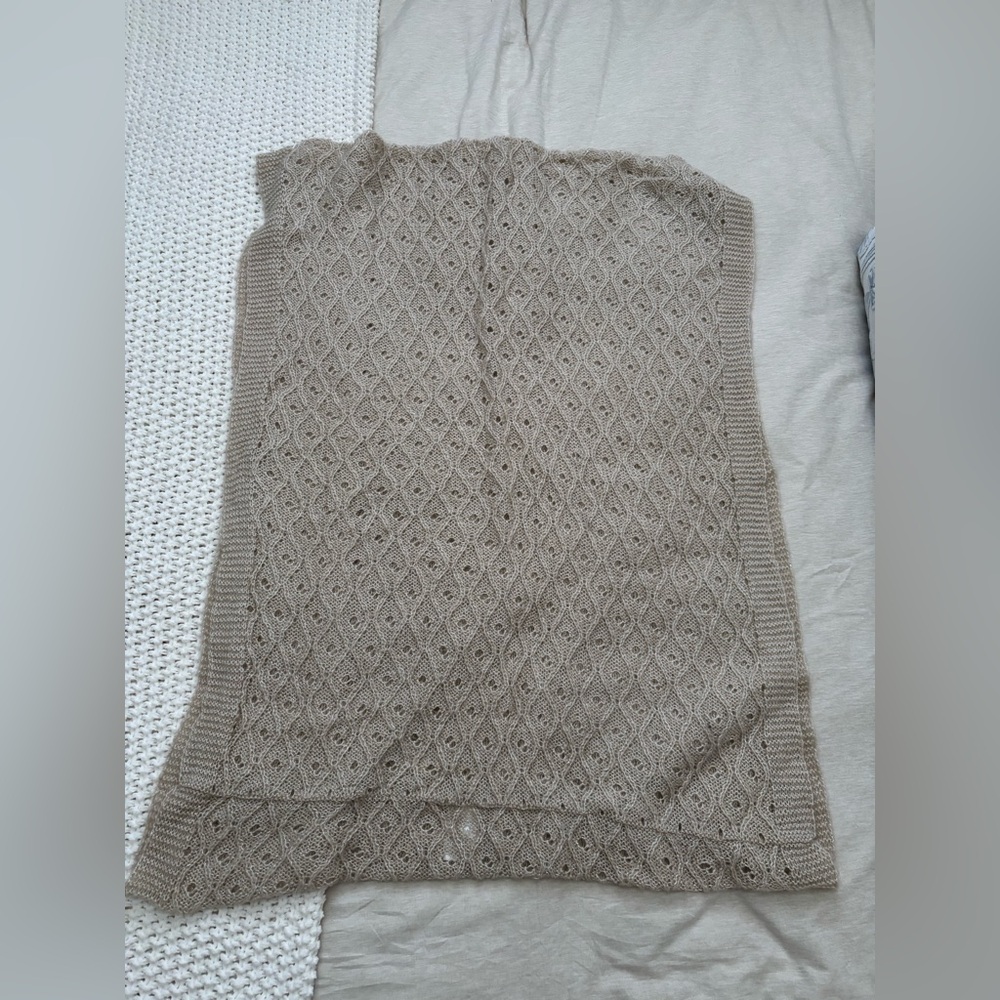 Cream Infinity Scarf